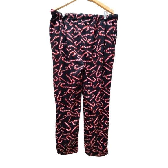 2XL Candy Cane Fleece Pajama Pants - Picture 2 of 4